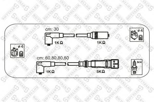Комплект проводов зажигания STELLOX 10-31309-SX