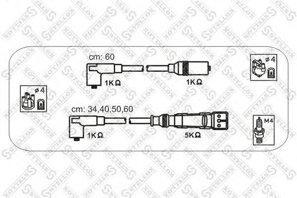 Комплект проводов зажигания STELLOX 10-38085-SX