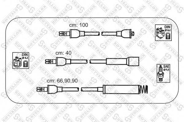 Комплект проводов зажигания STELLOX 10-38106-SX