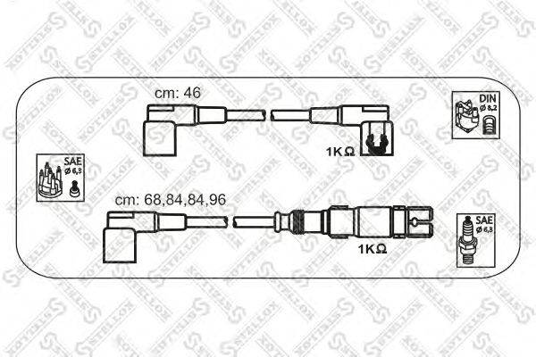 Комплект проводов зажигания STELLOX 10-38248-SX