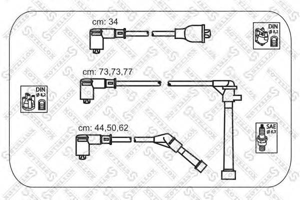 Комплект проводов зажигания STELLOX 10-38266-SX