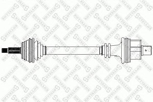 Приводной вал STELLOX 158 1770-SX