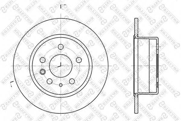 Тормозной диск STELLOX 60203305SX