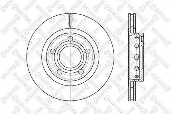 Тормозной диск STELLOX 6020-4798V-SX