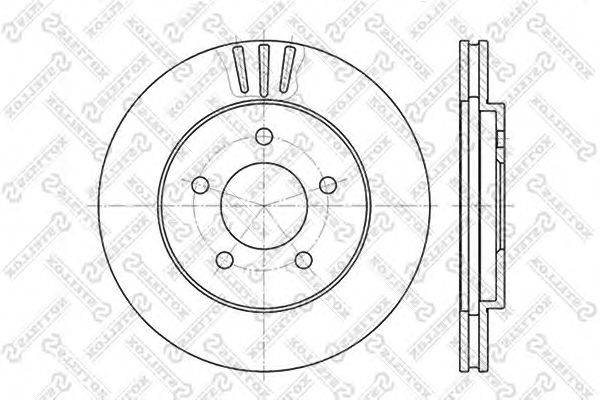 Тормозной диск STELLOX 6020-9301V-SX
