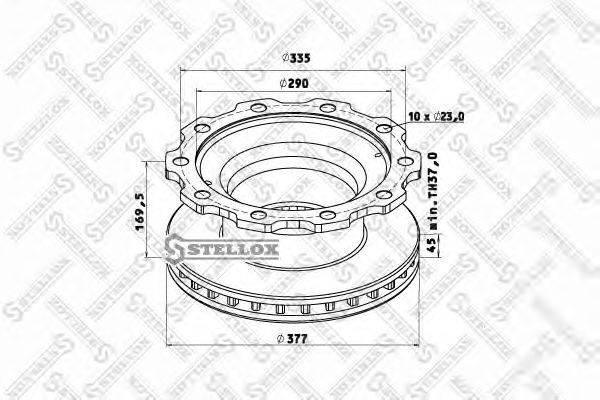 Тормозной диск ROCKWELL MBR5060
