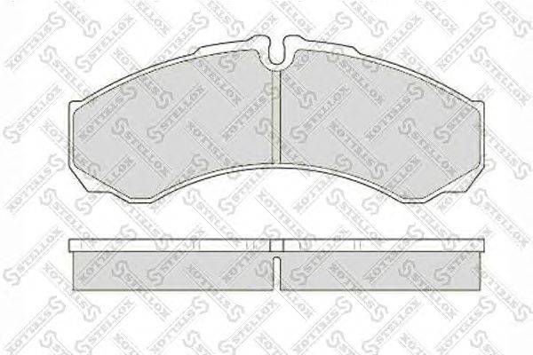 Комплект тормозных колодок, дисковый тормоз STELLOX 85-01444-SX