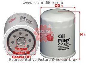 Масляный фильтр SAKURA  Automotive C-1608