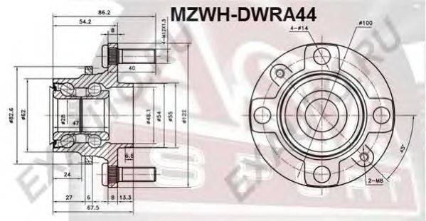 Ступица колеса ASVA MZWH-DWRA44