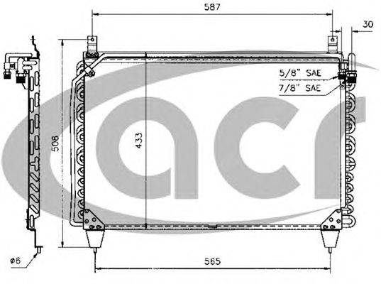 Конденсатор, кондиционер ACR 300104