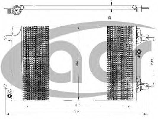Конденсатор, кондиционер ACR 300431