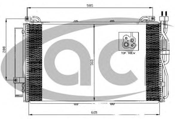 Конденсатор, кондиционер ACR 300523