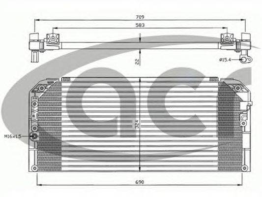 Конденсатор, кондиционер ACR 300627