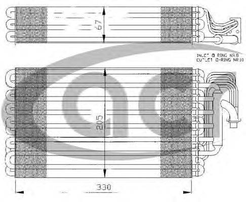 Испаритель, кондиционер ACR 310010