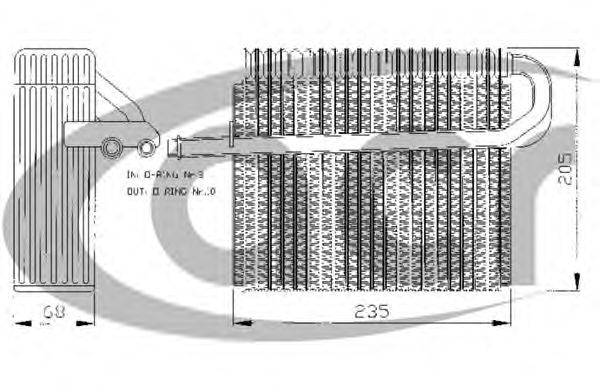 Испаритель, кондиционер ACR 310116