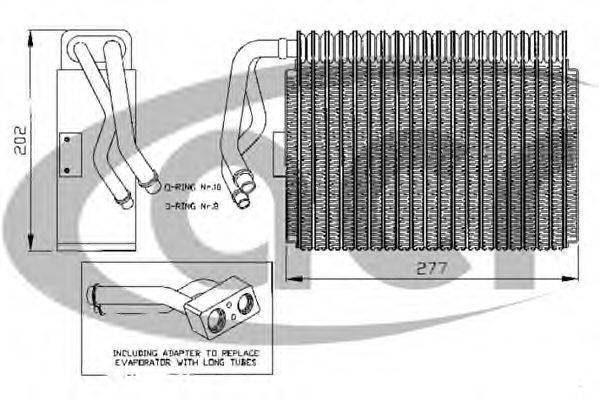 Испаритель, кондиционер ACR 310120
