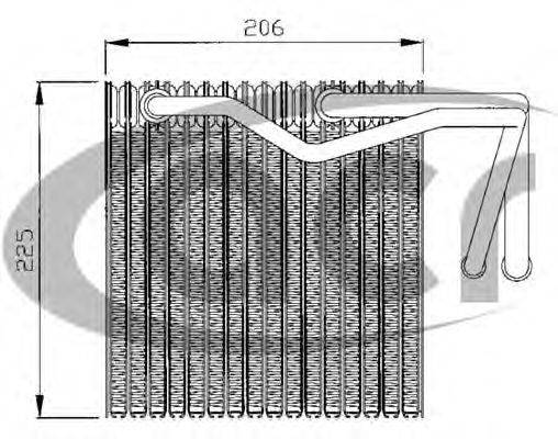 Испаритель, кондиционер ACR 310151
