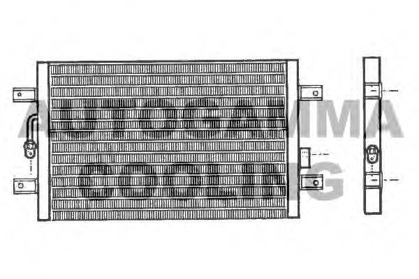 Конденсатор, кондиционер AUTOGAMMA 101250