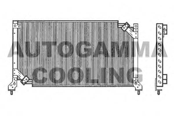 Конденсатор, кондиционер AUTOGAMMA 102788