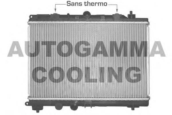 Радиатор, охлаждение двигателя AUTOGAMMA 102945