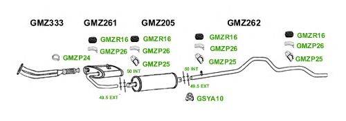 Система выпуска ОГ GT Exhaust 1218