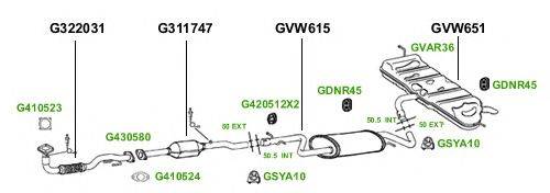 Система выпуска ОГ GT Exhaust 3060
