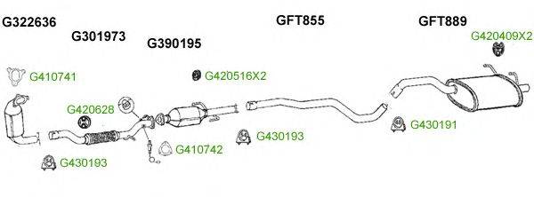Система выпуска ОГ GT Exhaust 7820