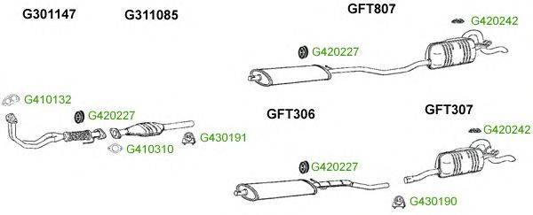 Система выпуска ОГ GT Exhaust 9524