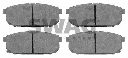 Комплект тормозных колодок, дисковый тормоз SWAG 91916524