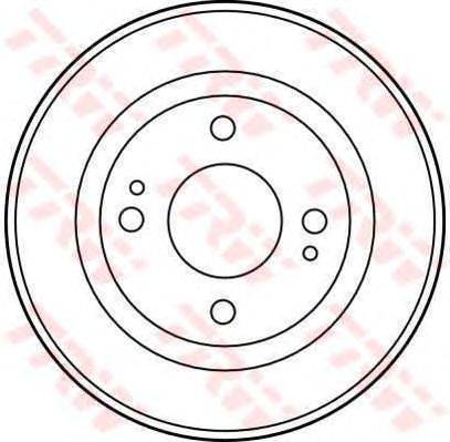 Тормозной барабан TRW DB4169
