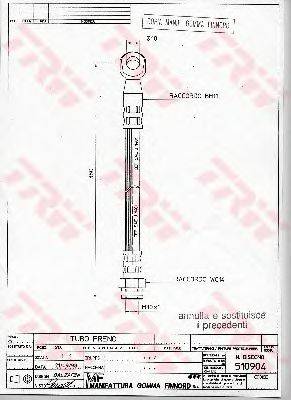 Тормозной шланг TRW PHD980