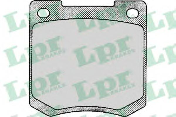 Комплект тормозных колодок, дисковый тормоз LPR 05P114