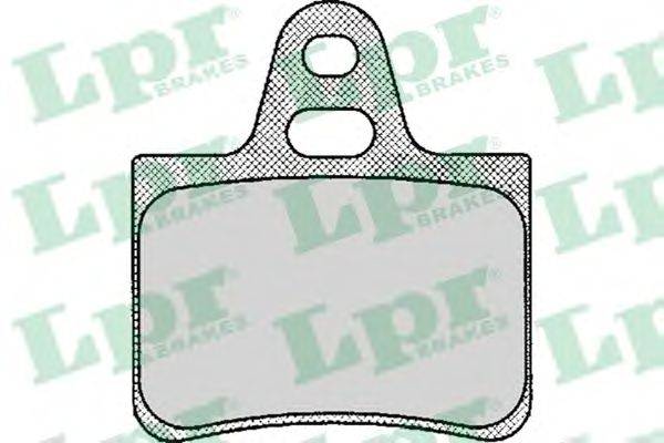 Комплект тормозных колодок, дисковый тормоз LPR 05P122