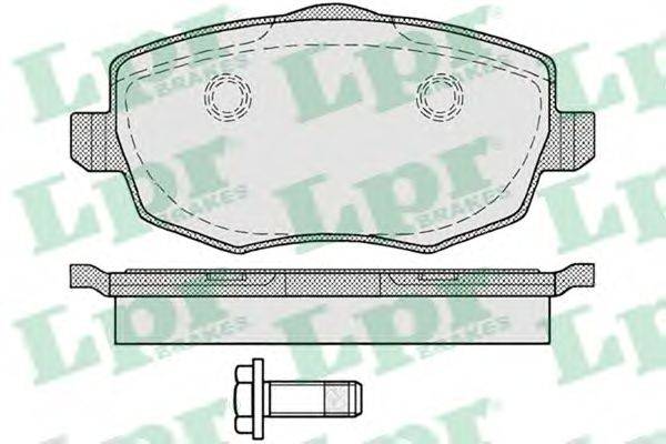 Комплект тормозных колодок, дисковый тормоз LPR 05P1223