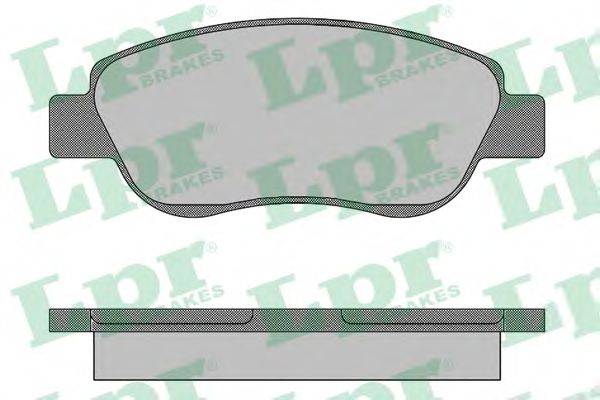 Комплект тормозных колодок, дисковый тормоз LPR 05P1491