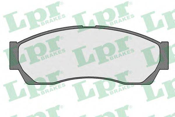 Комплект тормозных колодок, дисковый тормоз LPR 05P1553
