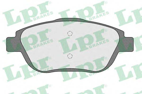Комплект тормозных колодок, дисковый тормоз LPR 05P1590