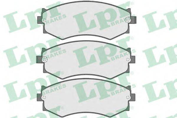 Комплект тормозных колодок, дисковый тормоз LPR 21528