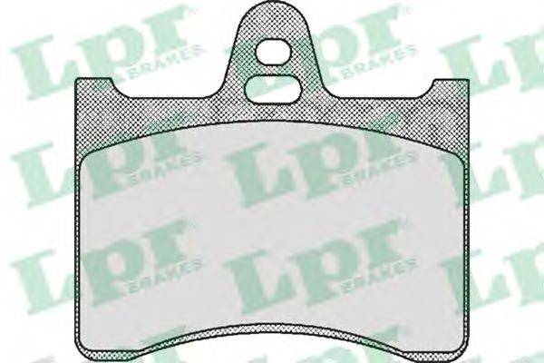 Комплект тормозных колодок, дисковый тормоз LPR 05P391