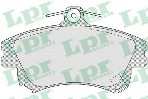 Комплект тормозных колодок, дисковый тормоз LPR 21983