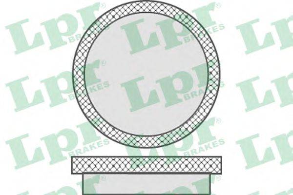 Комплект тормозных колодок, дисковый тормоз LPR 05P746