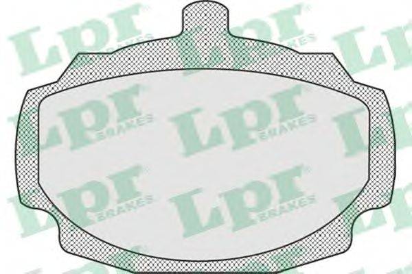 Комплект тормозных колодок, дисковый тормоз LPR 05P923