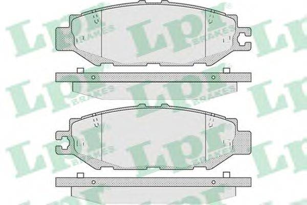 Комплект тормозных колодок, дисковый тормоз LPR 05P939