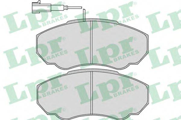 Комплект тормозных колодок, дисковый тормоз LPR 23917