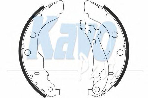 Комплект тормозных колодок KAVO PARTS BS-7424