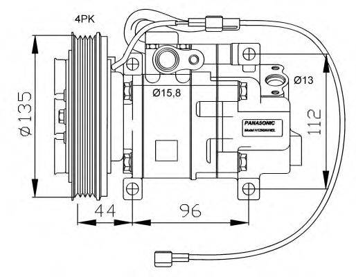 Компрессор, кондиционер NRF 32095G