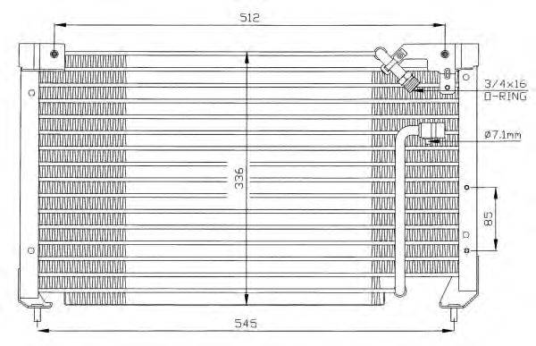 Конденсатор, кондиционер NRF 35284