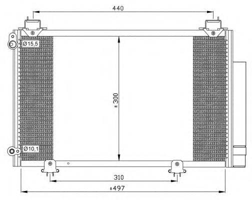 Конденсатор, кондиционер NRF 35333