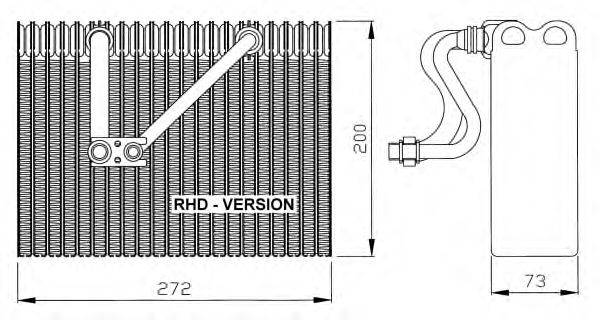 Испаритель, кондиционер NRF 36089