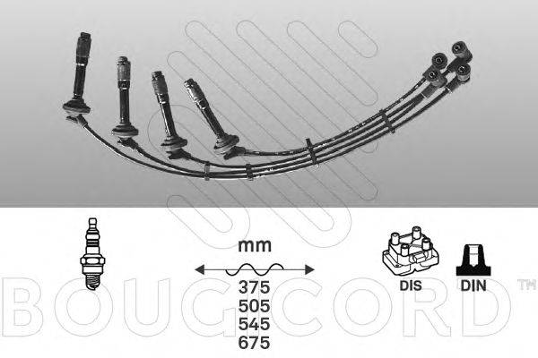 Комплект проводов зажигания BOUGICORD 6101